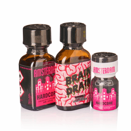 Hardcore Brain Drain in Amsterdam Poppers Combo