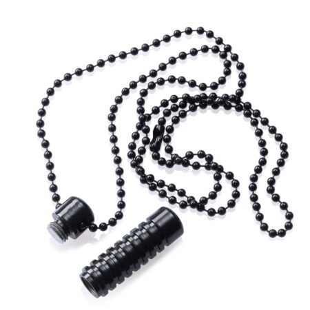 Poppers Inhaler mit schwarzer Kette