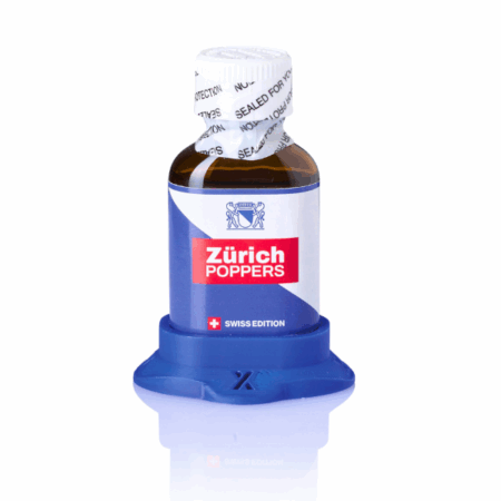 Titolare Zurich Popper 24ml Combo! Zurich Popper 24ml con supporto XTRM blu piatto