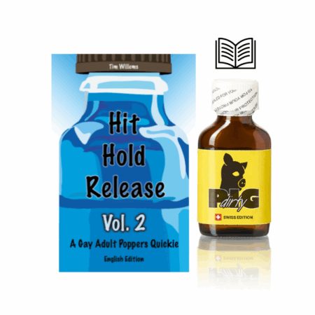 Dirty PIG Poppers 24ml inkl. Taschenbuch Hit Hold Release Vol. 2 - Englische Ausgabe