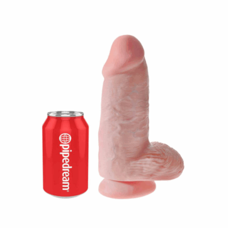 King Cock with Balls 23cm Chubby Dildo