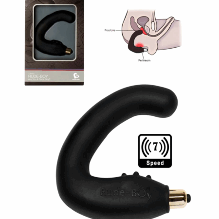 7 Speed Rude Boy Prostata Masseur Schwarz