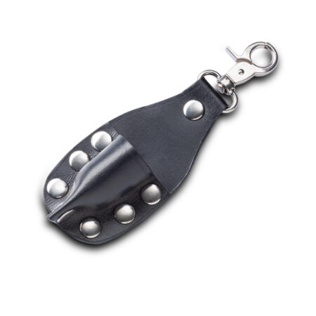 lederbeutel rund leer